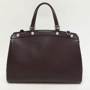 Louis Vuitton Burgundy Epi Leather Brea MM Bag