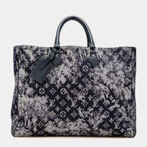 Louis Vuitton Blue Monogram Tapestry Grand Sac