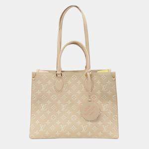 Louis Vuitton Pink Monogram Empreinte Spring In the City OnTheGo Handbag