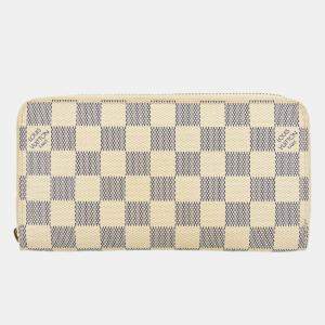 Louis Vuitton Damier Azur Canvas Zippy Wallet