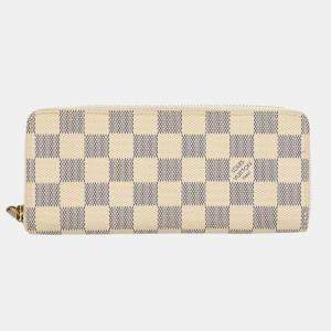 Louis Vuitton Azur Portefeuille Clemence Zippy Wallet