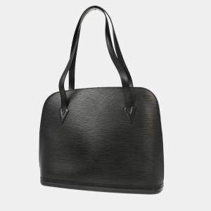 Louis Vuitton Black Epi Leather Lussac Shoulder Bag