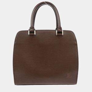 Pre Owned Louis Vuitton Brown Epi Leather Pont Neuf Handbag
