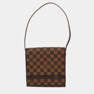 Pre Owned Louis Vuitton Damier Ebene Canvas Tribeca Mini Handbag