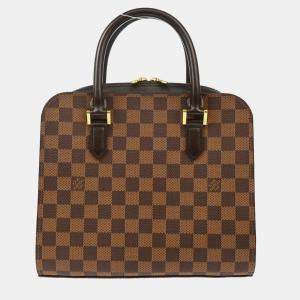Pre Owned Louis Vuitton Damier Ebene Canvas Triana Handbag