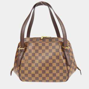Louis Vuitton Damier Ebene Canvas Belem MM Handbag