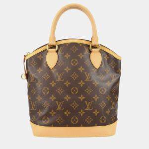 Pre Owned Louis Vuitton Monogram Canvas Lockit Handbag