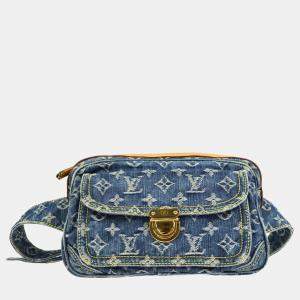 Louis Vuitton Blue Monogram Denim Waist Bum Bag