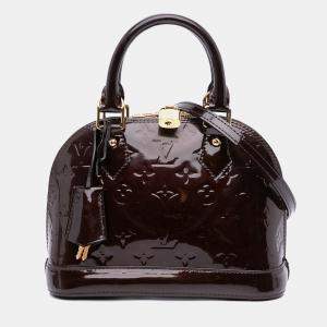 Louis Vuitton Purple Monogram Vernis Alma BB