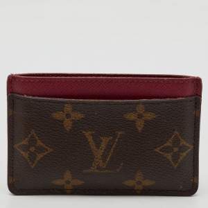 Louis Vuitton Fuchsia Monogram Canvas Card Holder