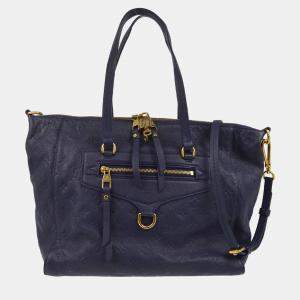Louis Vuitton Navy Monogram Empreinte Lumineuse PM