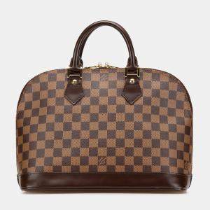 Louis Vuitton Brown Damier Ebene Alma PM