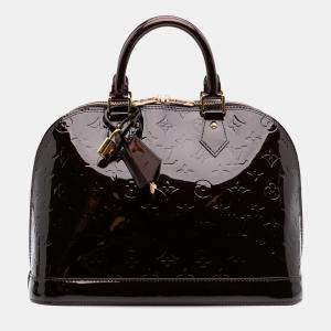 Louis Vuitton Purple Monogram Vernis Alma PM