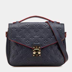 Louis Vuitton Blue Monogram Empreinte Pochette Metis