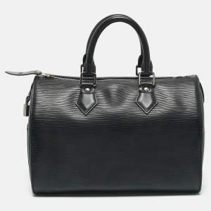 Louis Vuitton Black Epi Leather Speedy 30 Bag