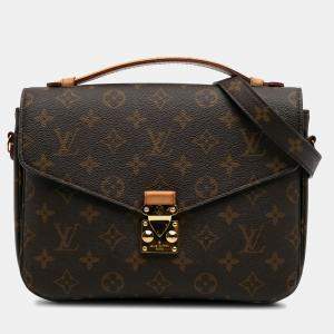 Louis Vuitton Brown Monogram Pochette Metis