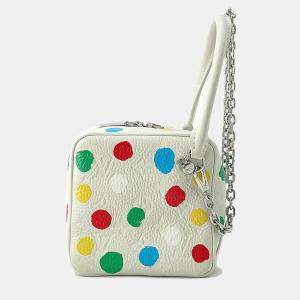 Louis Vuitton White Monogram Empreinte Yayoi Kusama Square Bag 