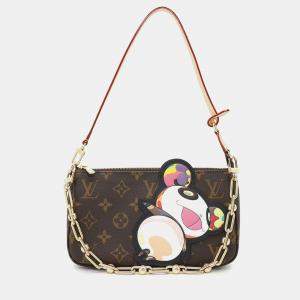 Louis Vuitton Pink Monogram Panda Takashi Murakami Pochette Accessoires