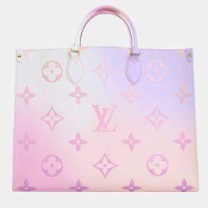 Louis Vuitton Pink Monogram Giant Spring in the City OnTheGo GM