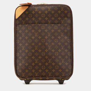 Louis Vuitton Brown Monogram Pegase 45