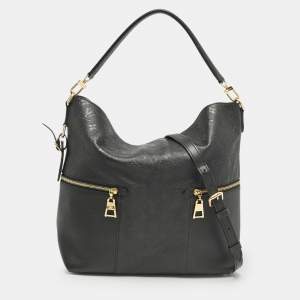 Louis Vuitton Black Monogram Empreinte Leather Melie Bag