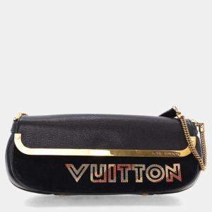 Louis Vuitton Black Suede Avant Garde Shoulder Bag
