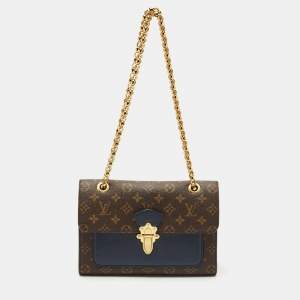 Louis Vuitton Blue Marine Monogram Canvas Victoire Bag