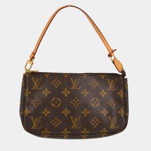 Louis Vuitton Brown Monogram Pochette Accessoires Shoulder Bag
