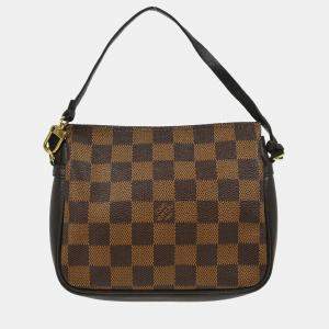 Louis Vuitton Brown Damier Ebene Canvas Pouch Bag