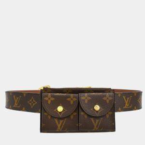 Louis Vuitton Brown Monogram Canvas Pochette Duo Waist Bag 
