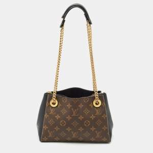 Louis Vuitton Black Monogram Canvas and Leather BB Surene Bag