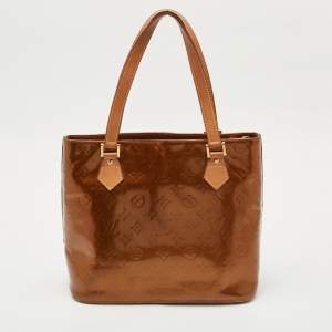 Louis Vuitton Bronze Monogram Vernis Houston Bag