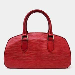Pre Owned Louis Vuitton Red Epi Leather Jasmine bag
