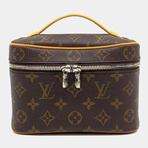 Louis Vuitton Brown Leather Nice Mini bag