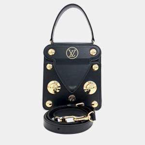 Louis Vuitton Black Leather S Lock XL bag