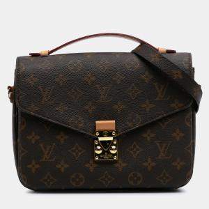 Louis Vuitton Brown Monogram Pochette Metis