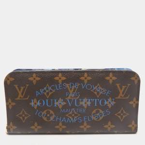 Louis Vuitton Grand Blue Monogram Canvas Articles de Voyage Ikat Insolite Wallet