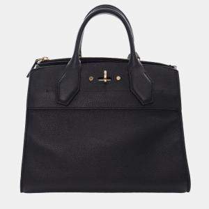 Louis Vuitton Black Taurillon City Steamer PM