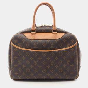 Louis Vuitton Brown Monogram Canvas Deauville Bowling Vanity Handbag