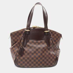 Pre Owned Louis Vuitton Brown Damier Ebene Canvas Verona GM Shoulder Bag