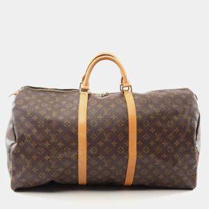 Louis Vuitton Keepall 60 Brown Monogram Canvas Boston Bag