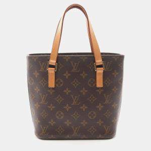 Pre Owned Louis Vuitton Vavin PM Brown Monogram Canvas Tote Bag