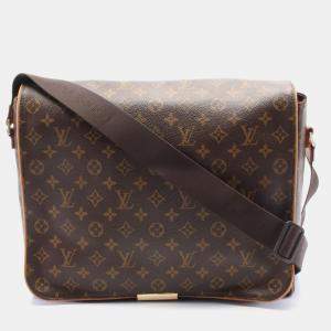 Pre Owned Louis Vuitton Abbesses Brown Monogram Canvas Messenger Bag