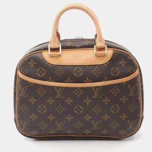 Louis Vuitton Trouville Brown Monogram Canvas Handbag