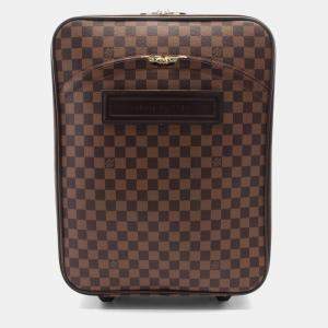 Louis Vuitton Pegas 45 Travel Bag Suitcase  Damier Leather Ebene
