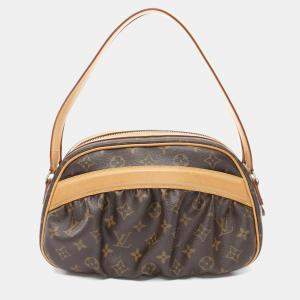 Louis Vuitton Clara Shoulder Bag Monogram Leather Brown