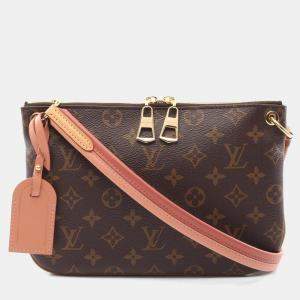 Pre Owned Louis Vuitton Loretta Vieux Rose Monogram Crossbody Bag 