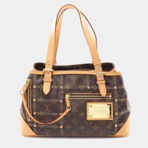 Louis Vuitton Rivette Brown Monogram Canvas Shoulder Bag