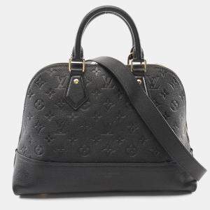 Pre Owned Louis Vuitton Alma PM  Noir Monogram Empreinte Neo Handbag