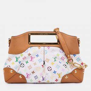 Louis Vuitton Brown White Monogram Multicolore Judy MM